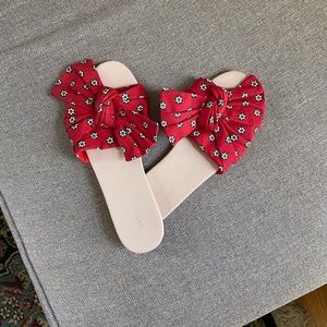 h&m bow sandals